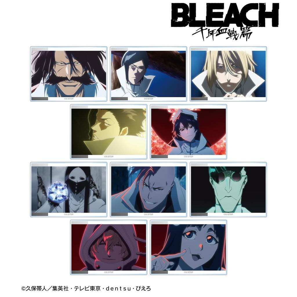 TV Anime Blood War Trading Scene Acrylic Cards Box "BLEACH Thousand-Year Arc" ver.B 10-Pack