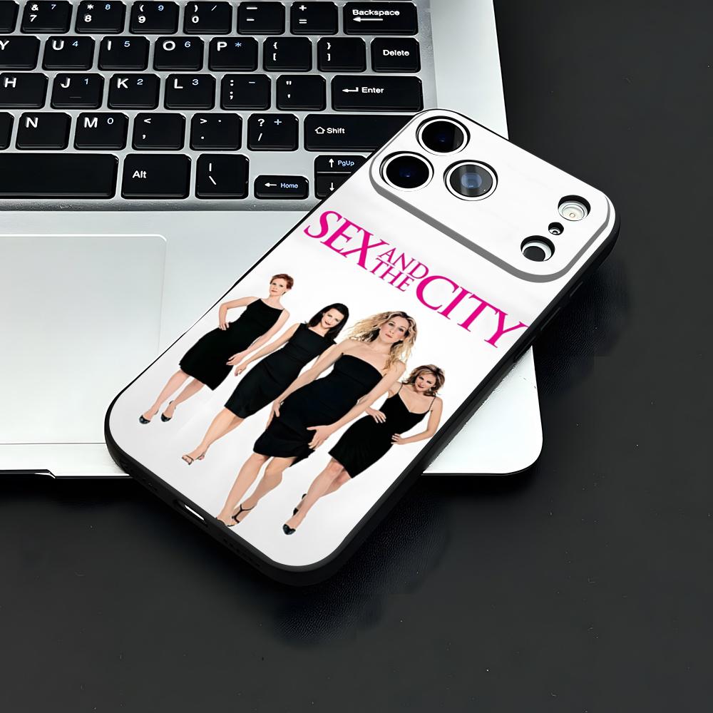 S-Sex And The City TV Phone Case For IPhone 17 Air 16 E Pro Max 15 14 13 Mini 12 Pro 11 Max Plus Black Soft Shell