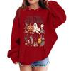 Kids Halloween Print Loose Fit Hoodie Pullover Sweatshirt for Casual Wear