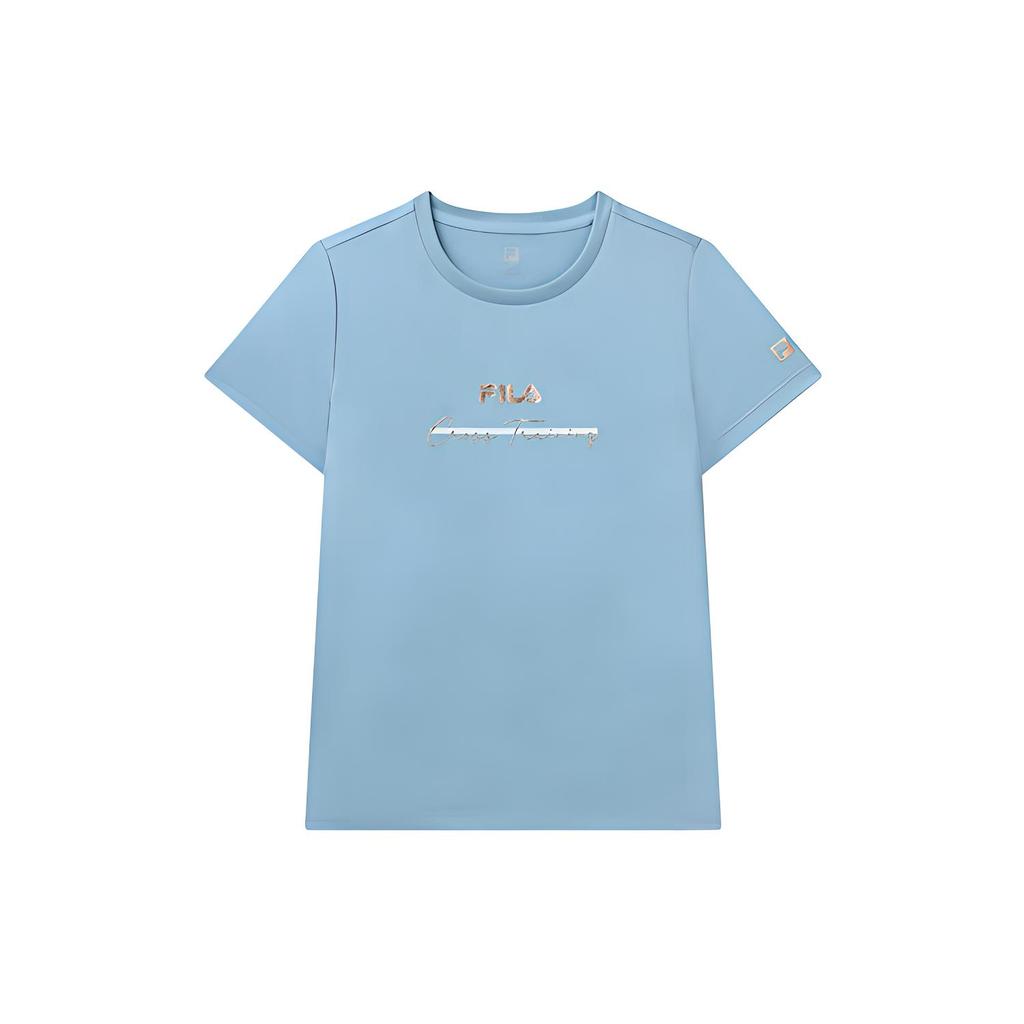 New FILA Athletics T Shirt Women's Cool Smoke Blue A11W121104F-BU