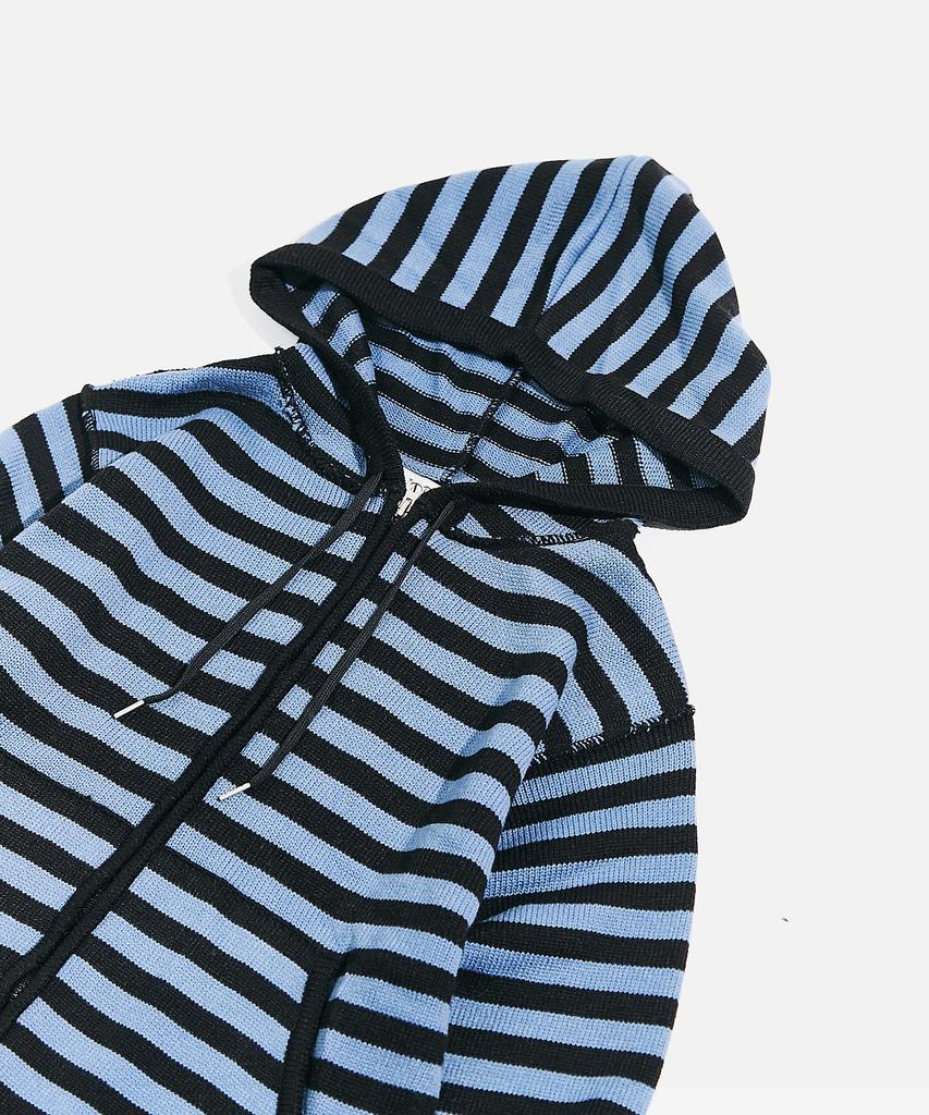 Sudadera con capucha y cremallera VASTIC S / T de punto_Negro / Azul
