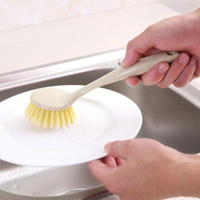 Long Handle Dish Plate Washing Cleaning Brush Kitchen Supplies Pot Brush Household Cleaning Tool