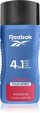 

Reebok Освежающий гель для душа Move Your Spirit 4 в 1 TU прозрачный