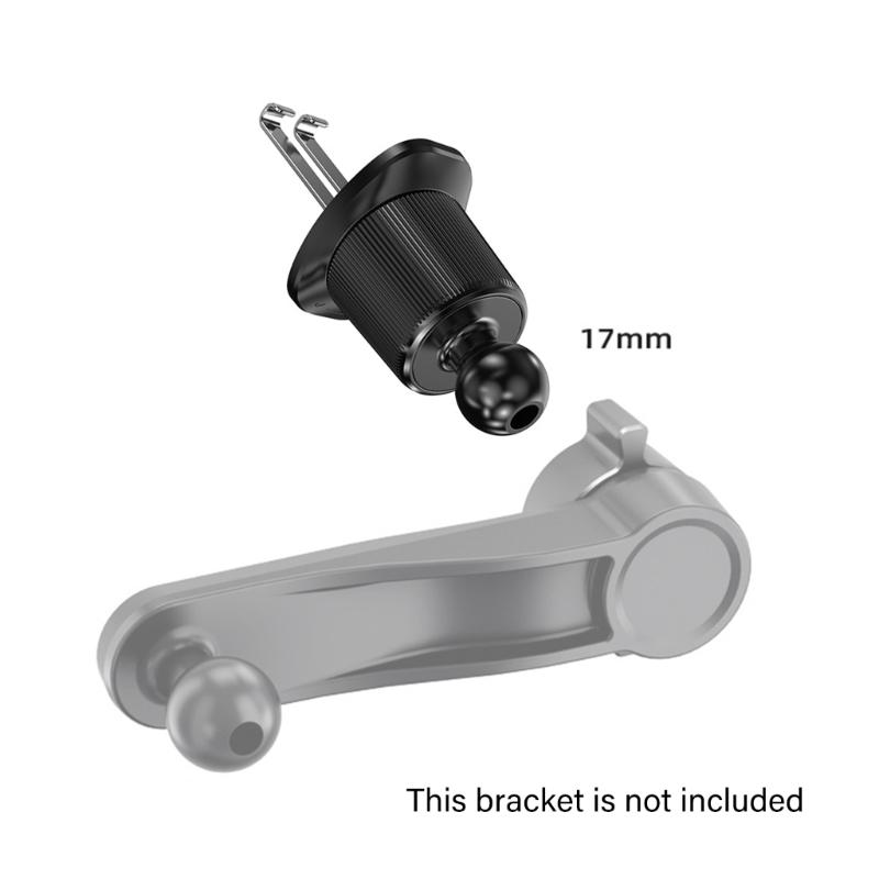 Universal 17mm Ball Head Car Air Vent Clip Magnetic Car Phone Holder Accessories Car Air Outlet Phone Holder