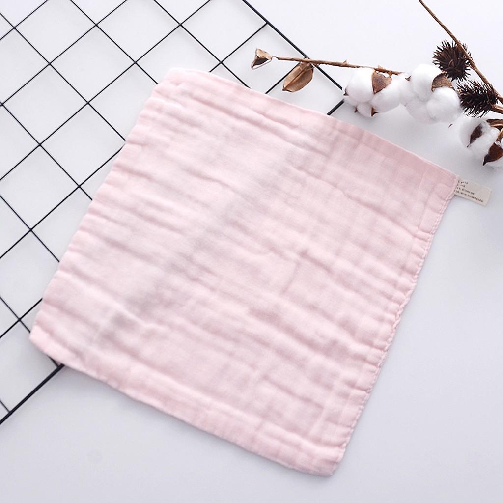 

(SU)Цветное хлопковое мягкое полотенце для слюны для новорожденных, носовой платок, полотенце для лица PK розовый