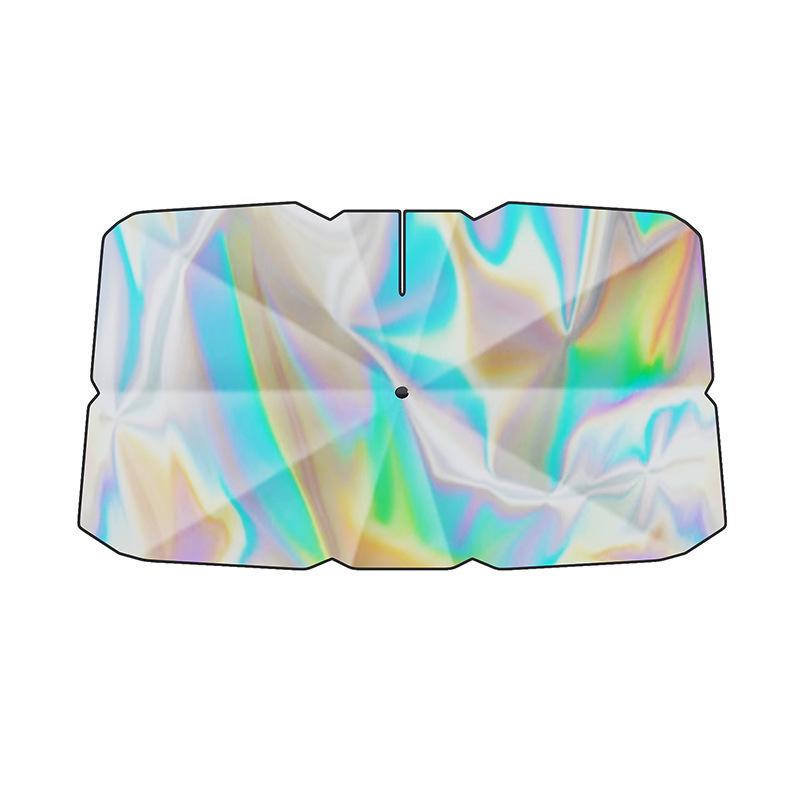 Custom Logo Laser Car Sunshade - Front Windshield Heat Insulation & Sun Protection