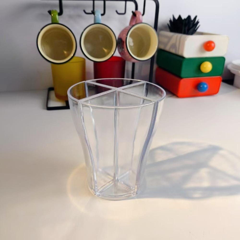 4pcs Acrylic Wine Glass Transparent Beer Cup Funny Beer Mug  Club