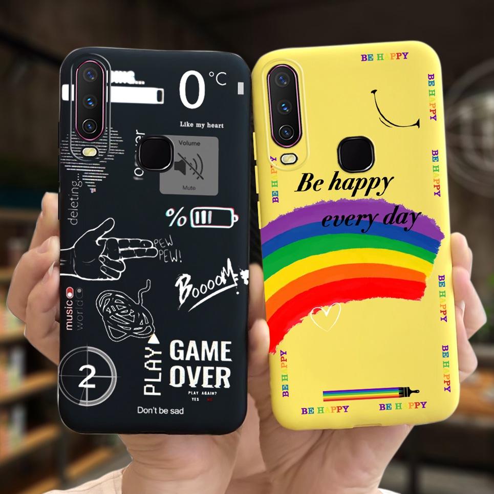 For Vivo V2026 Vivo V2028 Case Color Block Fashion Soft TPU Silicone Back Cover For Vivo Y12s Y11s Y12 Case Fundas Cover Etui