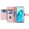 Phone Case for Honor X9a 5G/X40 5G/Magic5 Lite 5G PU Leather Zipper Pocket Card Slots Phone Cover with Straps