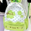 Schoolbag Classic Cartoon Cat Casual Backpack Lucky Grass Letter Embroidery Thread Polka Dot Printing Double Backpack Middle School School Bag