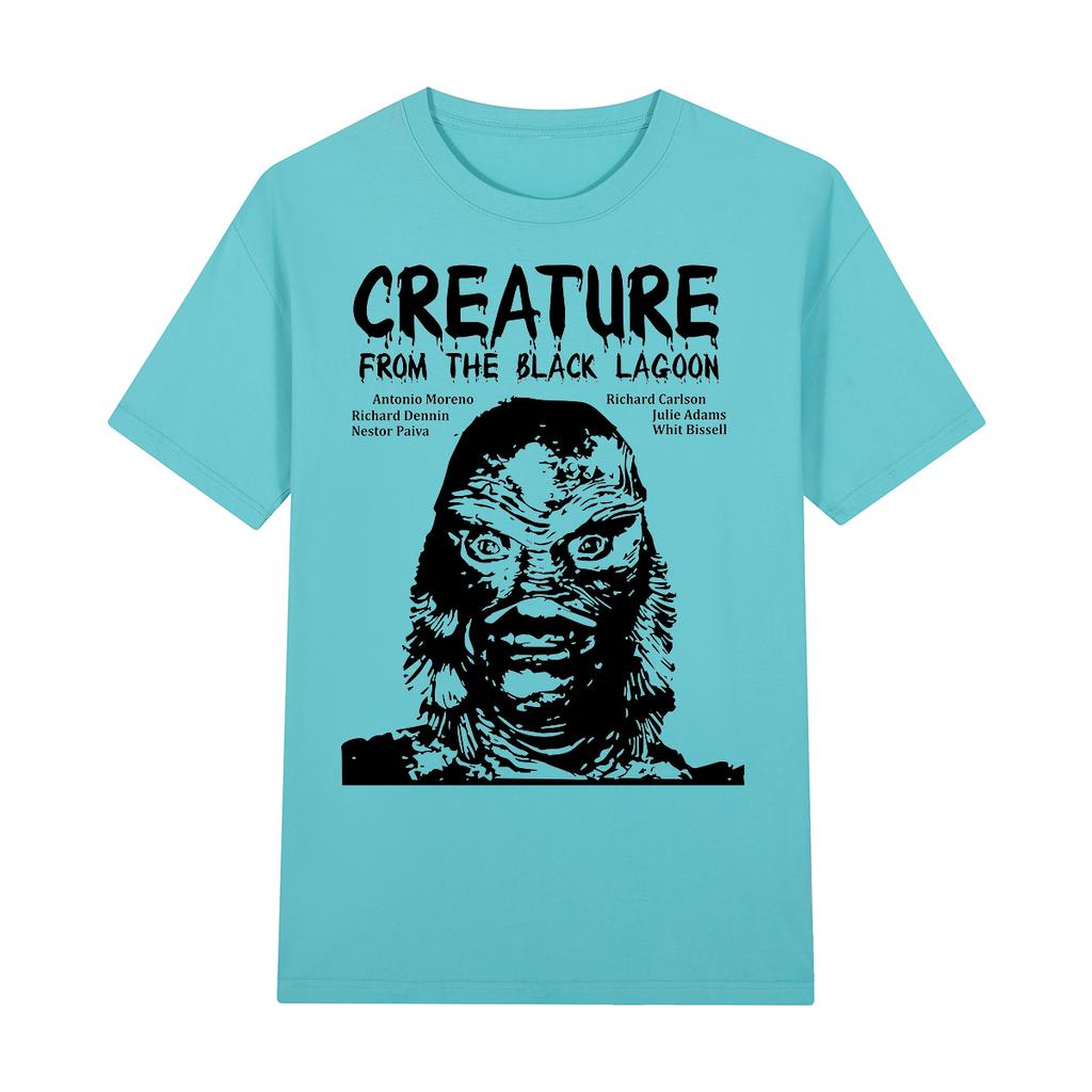 Creature from the Black Lagoon Vintage Tshirt Style Black Streetwear Cotton Men T Shirt New Tee Tshirt Womens Tops