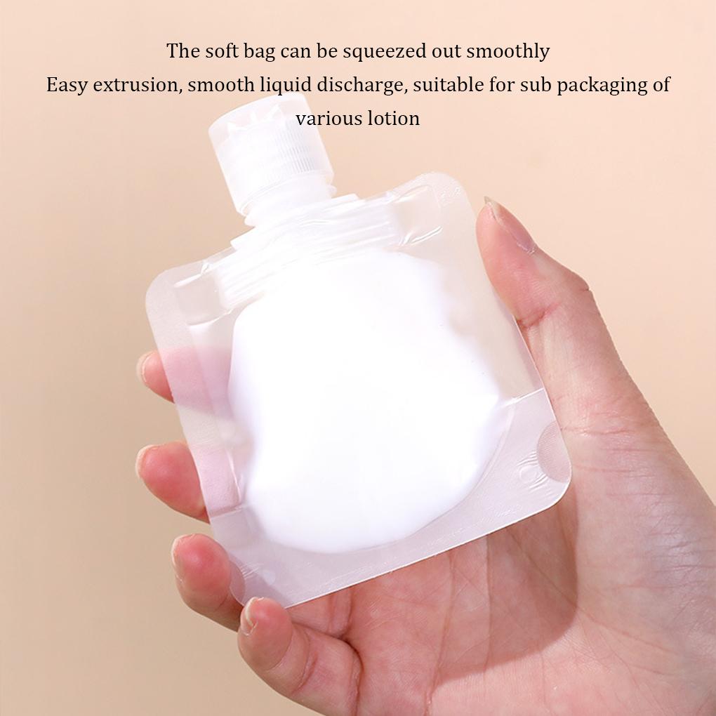 Toiletry Travel Bottle Reusable Replacement Leakproof Dustproof Makeup Cosmetics Hand Wash Squeezes Bag Dispenser Pouch
