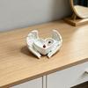 Engelenvleugel Sieradenbakje 3D Geprint Hart Ringhouder Schaal Kleine Decoratie Organizer Kom voor Ringen Oorbellen Kettingen
