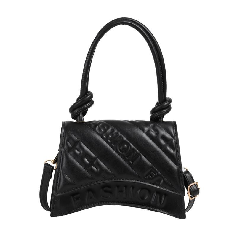 Elegant Korean Style Trendy Small Bag 2024 Summer Fashionable Pu Handbag In Brown