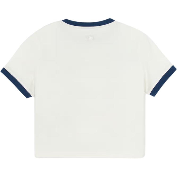 New MLB T Shirts Women's White 3FTSV0254-50IVS