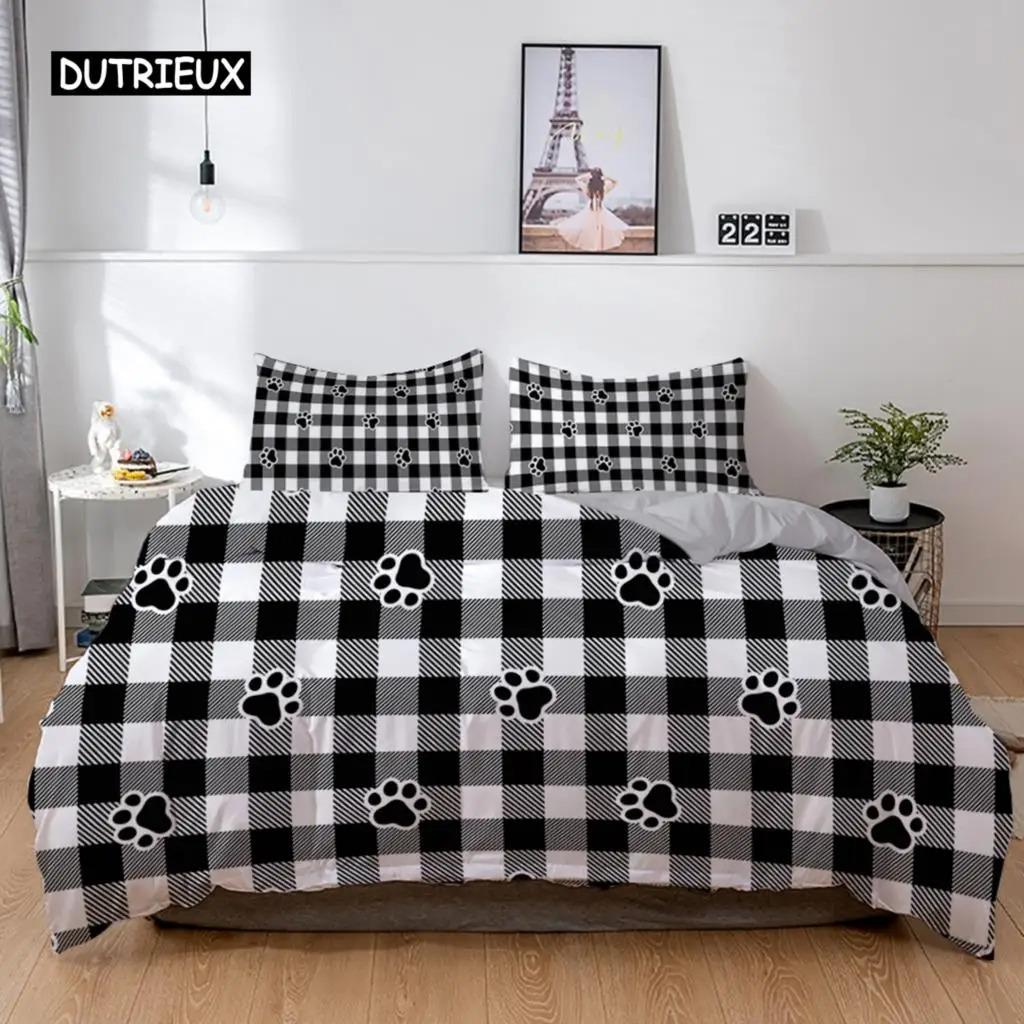 3D Dog Bedding Set Cute French Bulldog Puppy Duvet Cover Sets Cartoon Bed Cover Pet Animals Home Textiles Queen 23Pcs King Full