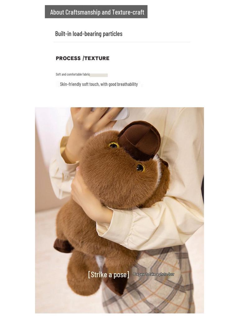 Cross-Border Platypus Plush Toy - Soft Pillow & Backrest for Kids