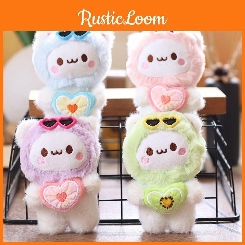 Bear Embrace Love Plush Animal Keychain Pendant Bag Decor For Kids And Gift Teen
