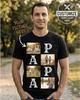 Personalized Photo Papa Shirt, Family Memory T-shirt, Father Day Gifts, ALL SIZE Unisex T-Shirt
