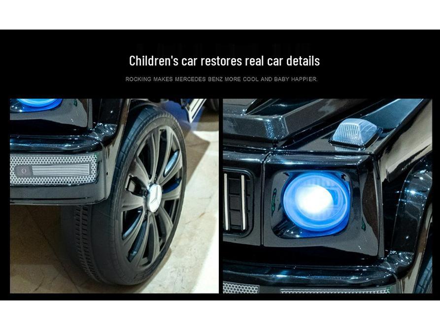 Mercedes-Benz G-Class Kids' Electric Off-Road Car with Remote Control, Suitable for Boys and Girls - Large Four-Wheel Drive, Ride-On Vehicle.