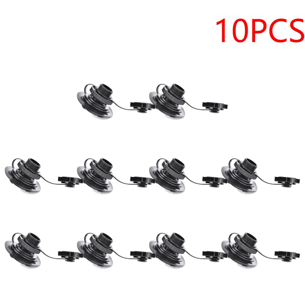 3-10PCS 2 in 1 Kayak Safety Air Valve Nozzle Caps Plug for Inflatable Boat Kayak Airbed Pump Adapter Converter Boat Accessories