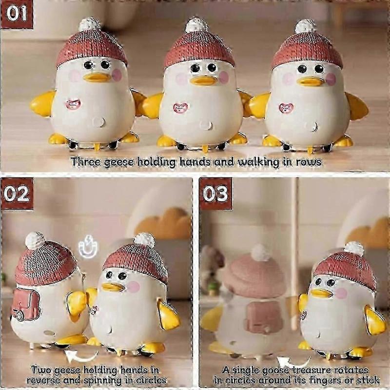 Voitures à Inertie à Tirer en Arrière, Véhicules Animaux Canard de Dessin Animé à Presser et Glisser, Jouets Éducatifs Précoces pour Tout-Petits de 1 à 3 Ans, Jouets pour Bébé Garçon Fille