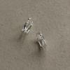 J.Lauren Angle Line Silver Ear Cuff M03931