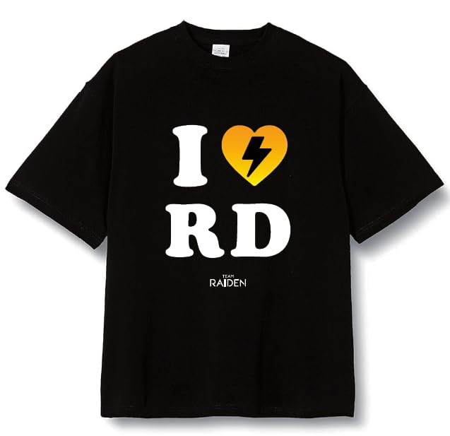 

[Official] M.League TEAM Raiden T-Shirt 2025-2026 -I LOVE RAIDEN ver. Mahjong Official Merchandise (JP, Alphabet, M)
