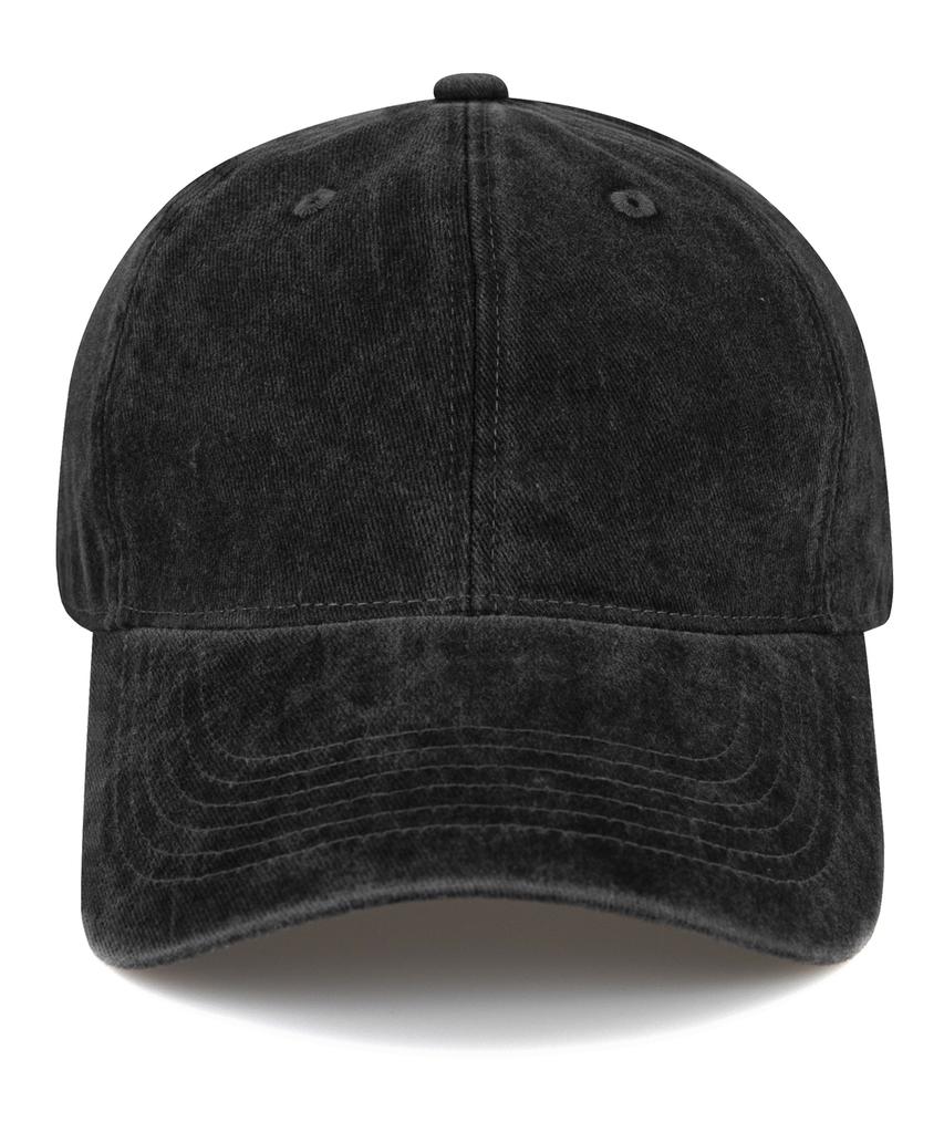Chaebteo Standard Stone-Washed Ball Cap-Charcoal