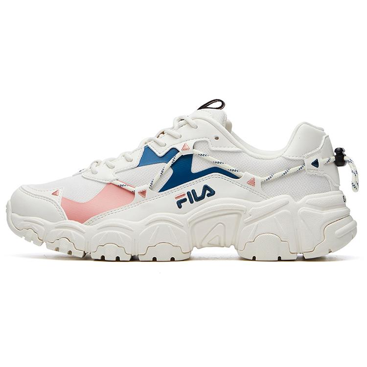 New FILA Fluid Low Tops Sports Shoe White Blue Women's F12W114111FWM