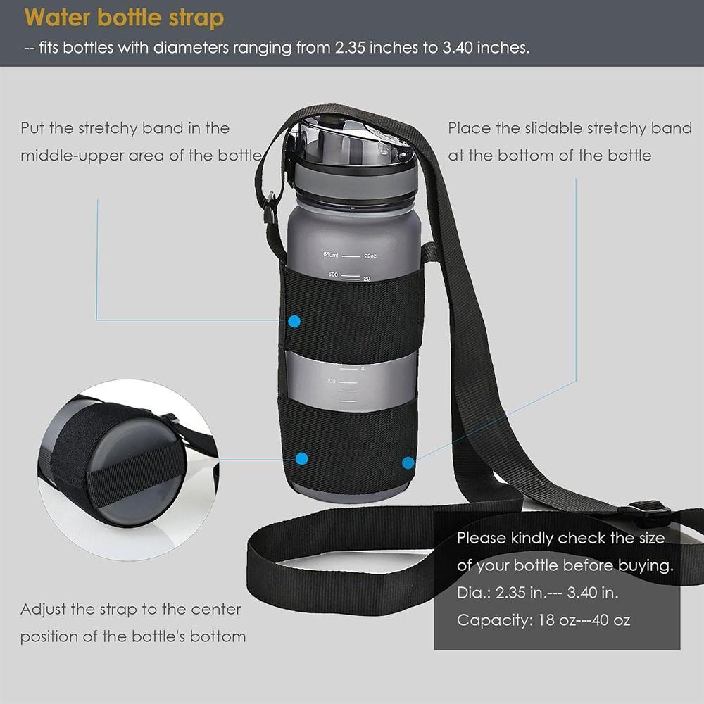 Universal Bottle Shoulder Strap Adjustable Water Bottle Holder Water Bottle Carrier Sling