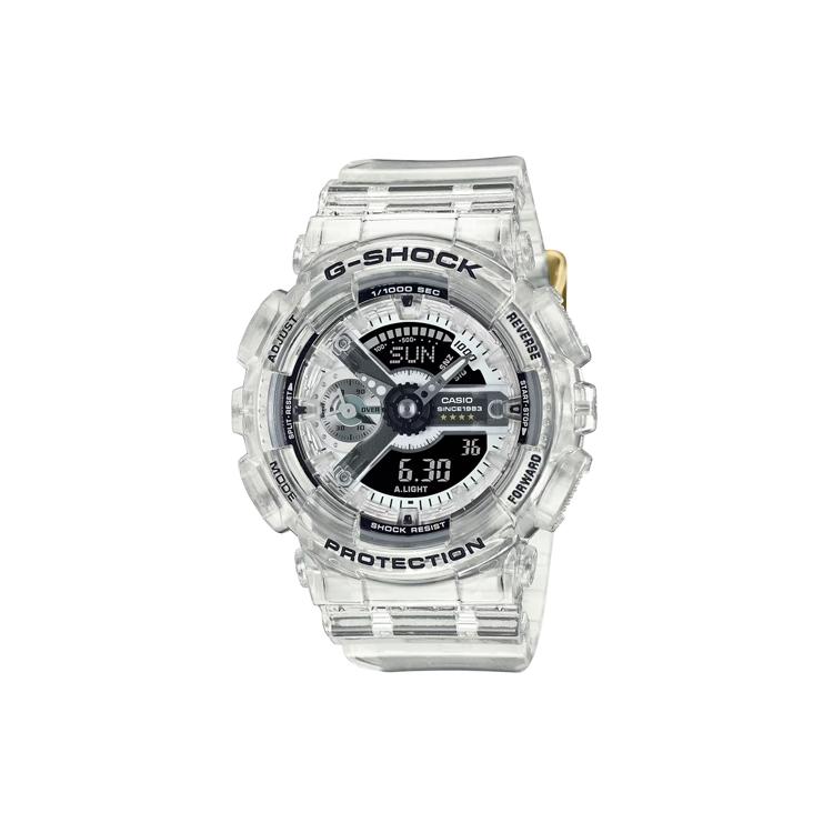 

CASIO Women s Liquid Crystal/Analog Dual Display Series Black Watch GMA-S114RX-7AJR Black Dial