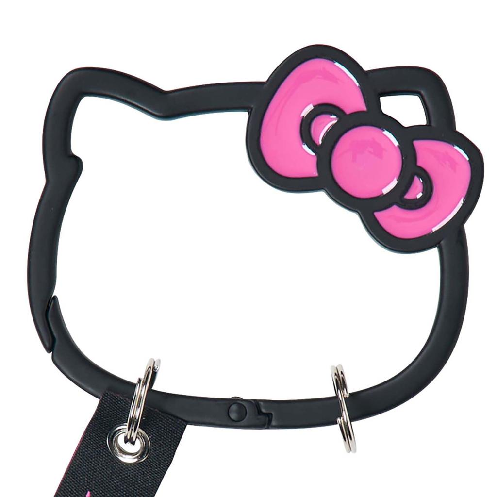 Sanrio Face-shaped Carabiner (I Love Hello Kitty) Kitty Black 395803 Model