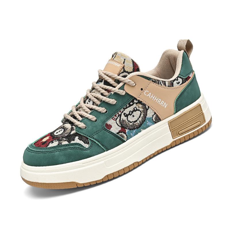 

2025 new Internet celebrity bear board shoes fashion trend versatile casual shoes men s shoes winter students single shoes trendy shoes 44