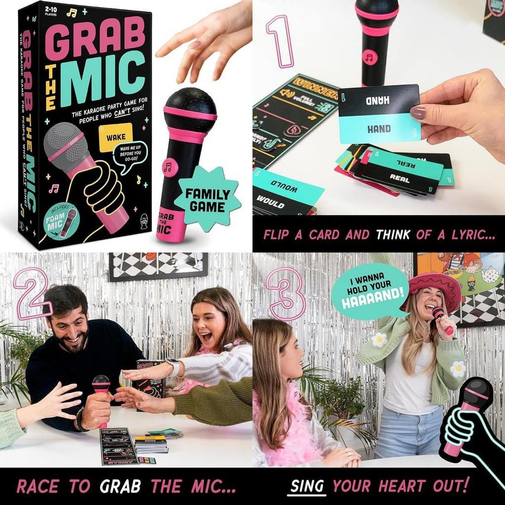 Family Lucky Egg Karaoke Board Game With Snatch The Mic And Music Challenge