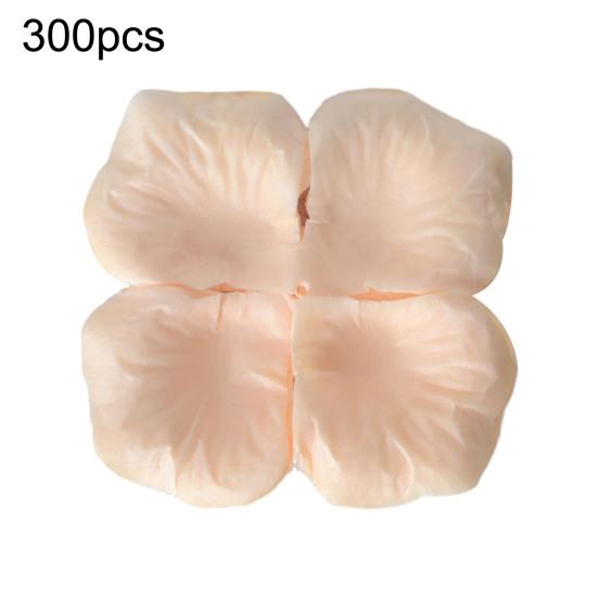 300 Pcs Faux Silk Rose Petals Artificial Flower Petals Decoration for Wedding Flower Girl Basket Dinner Table Centerpiece Party Confetti