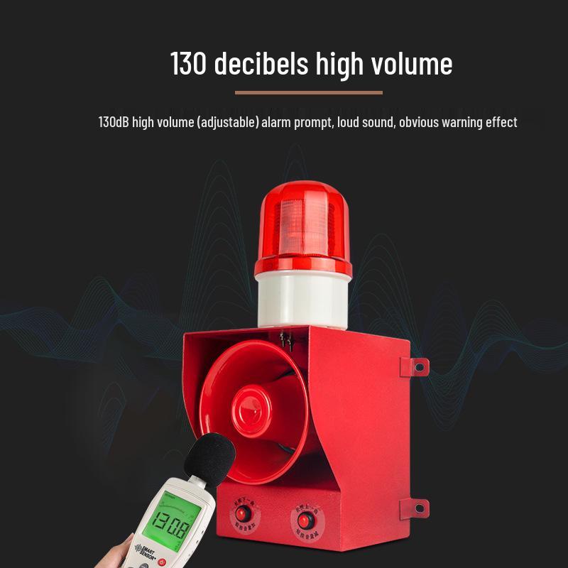 TGSG-06B Adjustable High-Decibel Sound and Light Alarm, 220v/380v