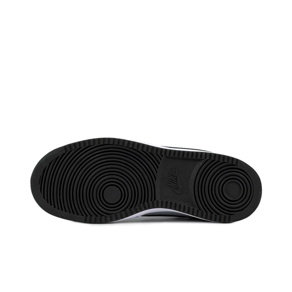 Nike EBERNON Anime Synthetic Leather Abrasion Resistant Low top Skateboard Shoes Men's Black White AQ1774-102(Team1054-)