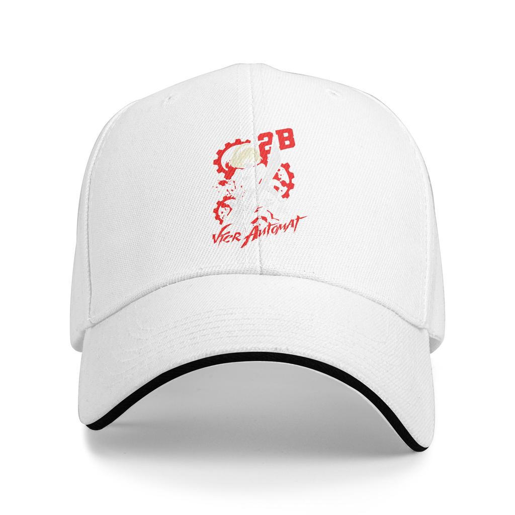 Summer Nier Automata 2B YoRHa Baseball Cap Tennis Skate Y2k Retro Print Sun Trucker Hat Men Adult Sunscreen Baseball Caps