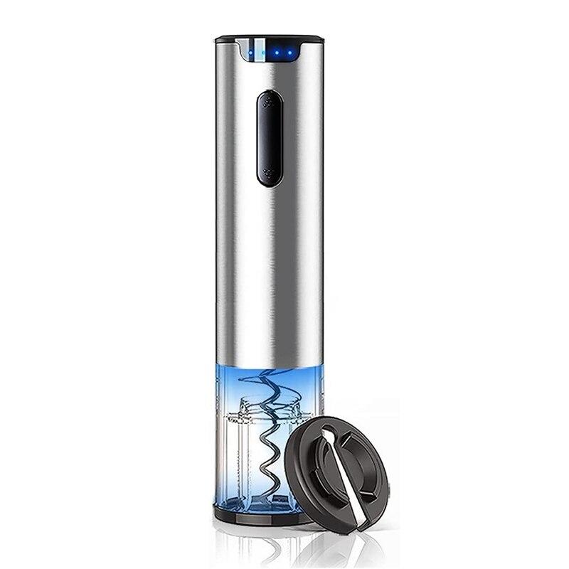 

Electric Wine Opener, Automatic Electric Wine Bottle Cork Opener with Film Knife, One Click Reusable Button | Holes