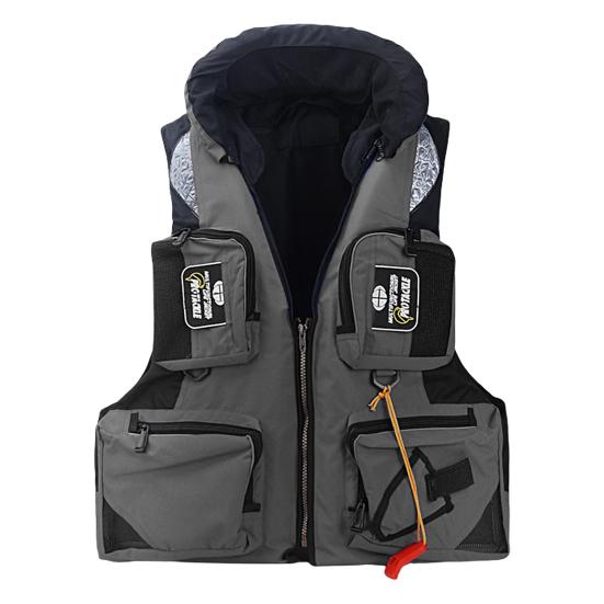 Life Vest Multi-pocket Detachable Large Buoyancy Bright Color Abrasion-resistant Water Assist Comfortable