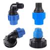 20/25/32mm PE-Rohr Umwandlung 1/2" 3/4" 1" Gewinde Reduzieradapter 60mm Grobgewinde IBC Wassertank Anschluss Bewässerung Bewässerungsfitting