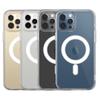 Wireless Transparent Magnetic Case for iPhone 13, 12 Pro, Huawei SAN Star with MagSafe Compatibility
