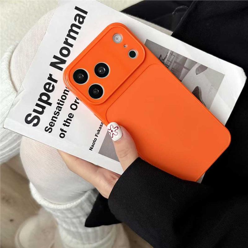 

iPhone 16 Pro Max Magnetic Corning Case: Drop-Proof, Full Coverage Protective Cover for iPhone 13/14/15 in Solid Colors iPhone 15 Pro оранжевый