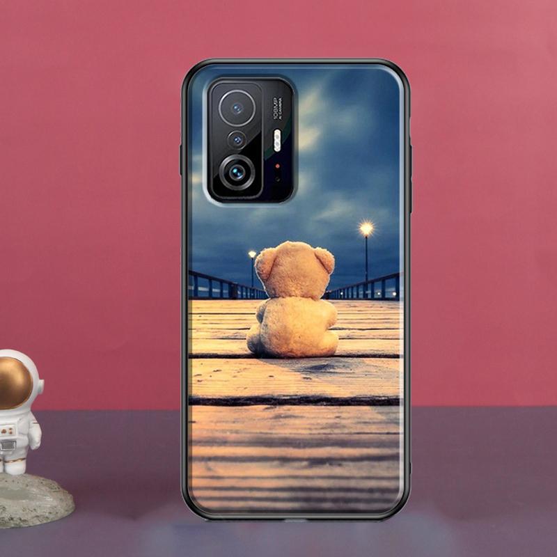 Niedlicher Bär für POCO X5 X3 F5 Pro X4 F4 GT M5s C40 F3 Fall für Xiaomi 13 Lite 12 11T 12T Pro 12X Abdeckung