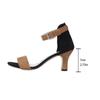 2025 Summer New Fashion Thin Heel Foreign Trade European and American High Heels Women's Large Size Temperament Fish Mouth Bag Heel Sandals