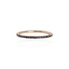 Mezmic Art Black Diamond Tennis 14K Gold Ring