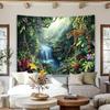 2D Leopard Rainforest Tapestry for Bohemian & Nature Themed Room Decor