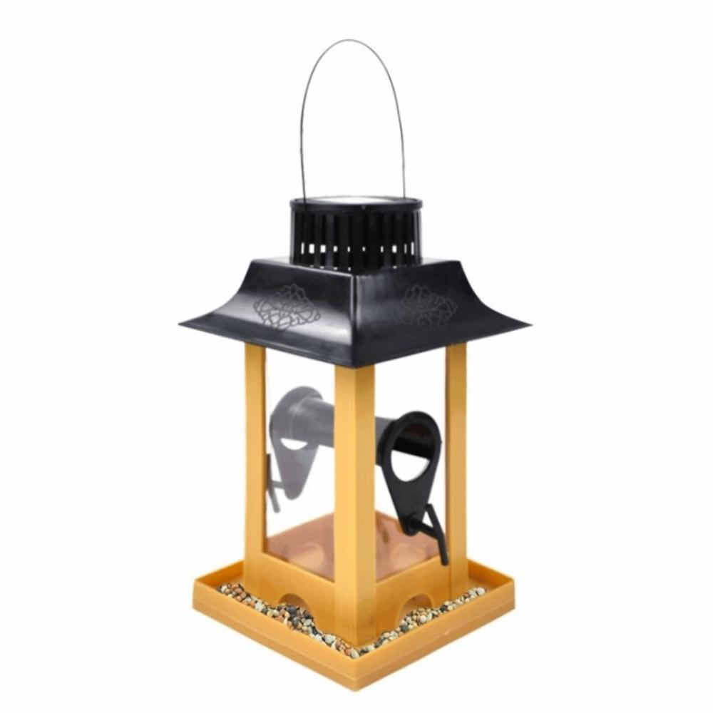 Windproof Hanging Bird Feeder Rain-Resistant Hummingbird Feeder Bird Food Container  Balcony