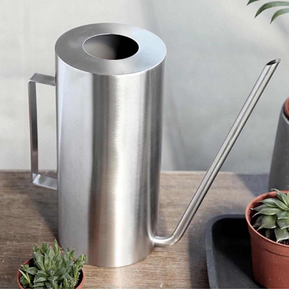 Gießkanne aus Edelstahl Bonsai Zimmerpflanzen Gießkanne mit langem Ausguss Pflanze Langmaul-Gießkanne Gartengerät